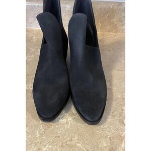 Free People Bootie Charm Double V Ankle Suede Womens Size 6.5